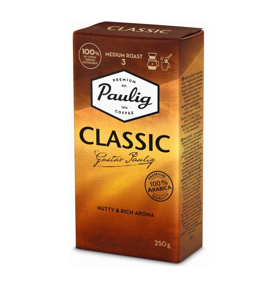 Kava PAULIG CLASSIC, malta, 250 g