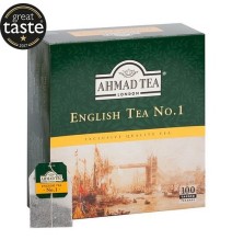 Juodoji arbata AHMAD ENGLISH TEA No1, maišeliuose, 100 vnt. x 2 g