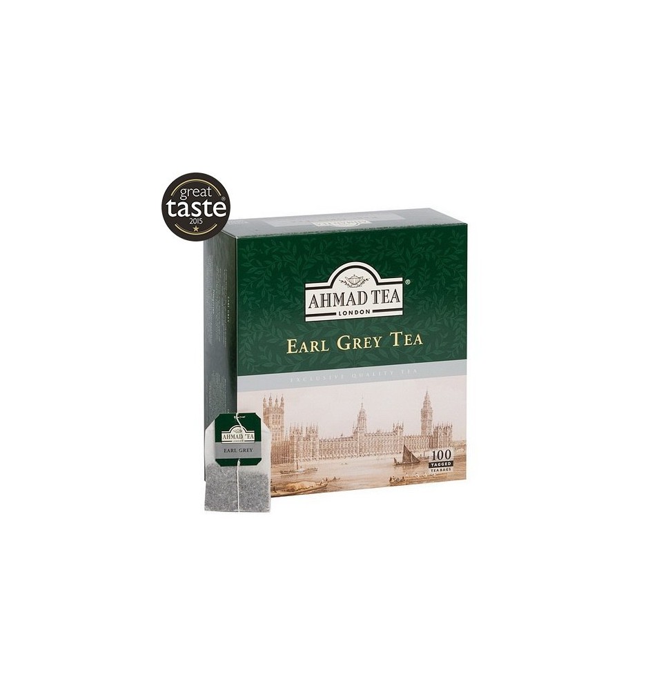 Arbata AHMAD EARL GREY, maišeliuose, 100vnt x 2g