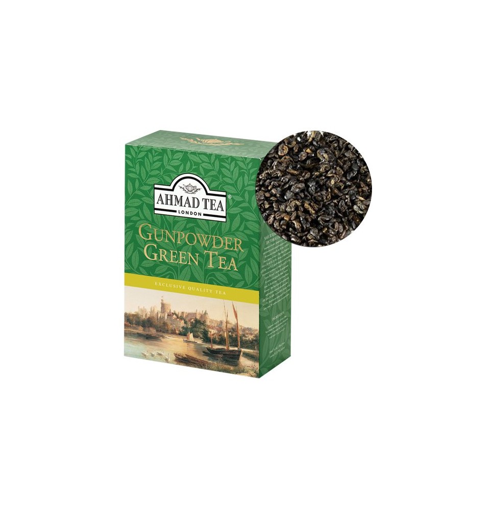 Arbata AHMAD GUNPOWDER 100 gr, žalia