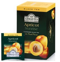 Arbata AHMAD ALU APRICOT, 20 vokelių su siūlu po 2 g