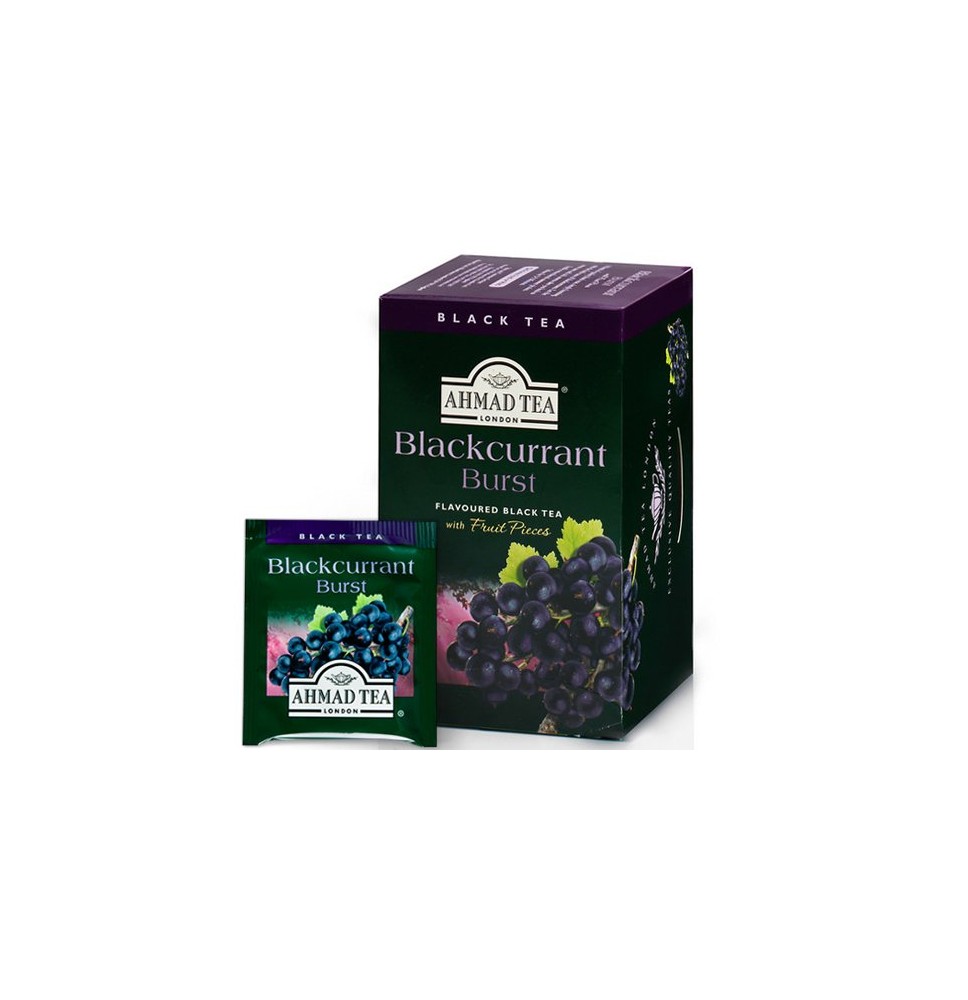 Arbata AHMAD ALU FRUIT BLACKCURRANT TEA, 20 vokelių su siūlu po 2 g