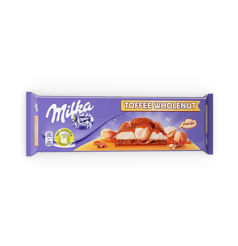 Šokoladas MIILKA Toffee Nuts, 300g