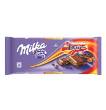 Pieniškas šokoladas su daim saldainiukais MILKA Daim, 100 g