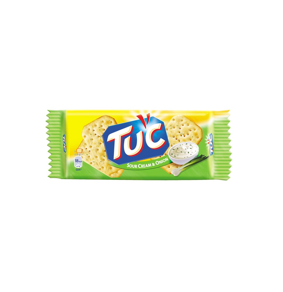 Sausainiai TUC, grietinės ir svogūnų skonio, 100 g