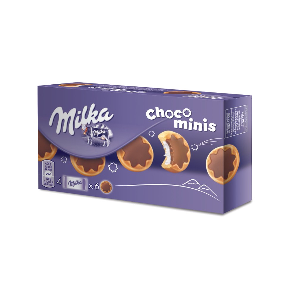 Sausainiai MILKA, Choco Minis, 150 g