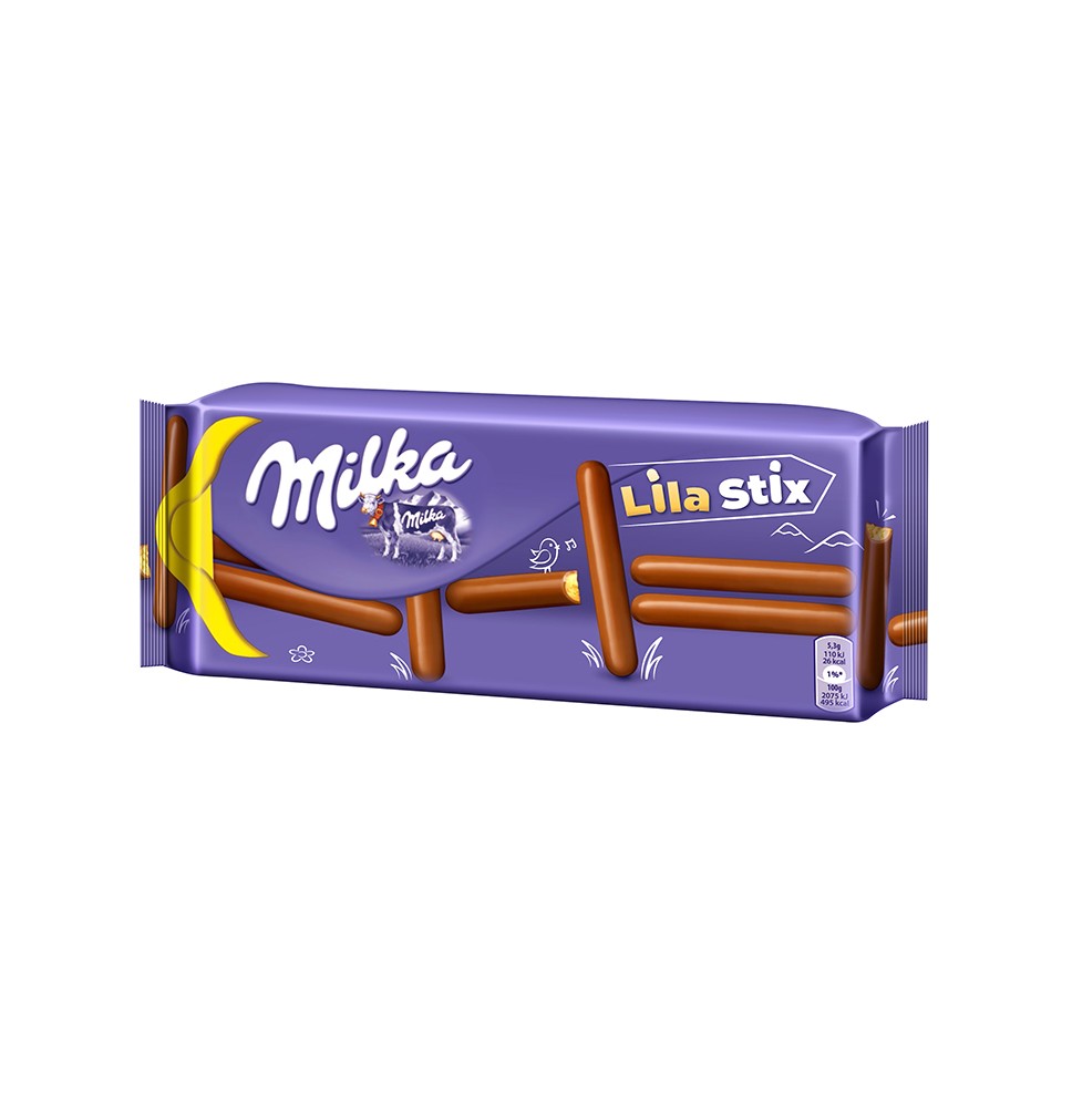 Sausainiai MILKA, Lila Stix, 112 g