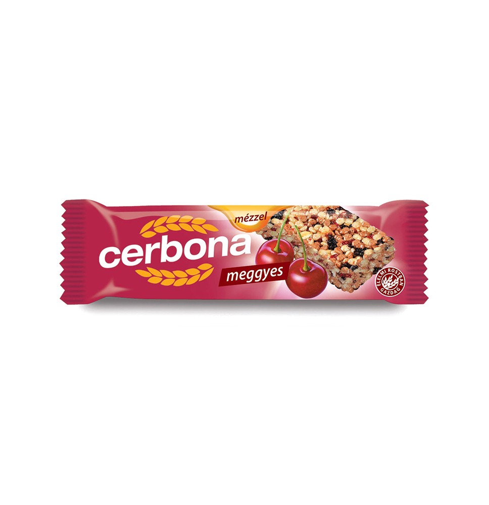 Javainių batonėlis CERBONA Sour cherry, 20 g