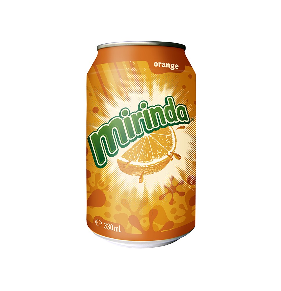 Gazuotas gėrimas MIRINDA Orange, 0,33 l, skardinė D