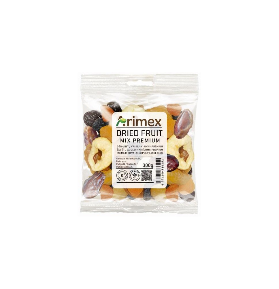 Džiovintų vaisių mišinys ARIMEX Premium, 300 g