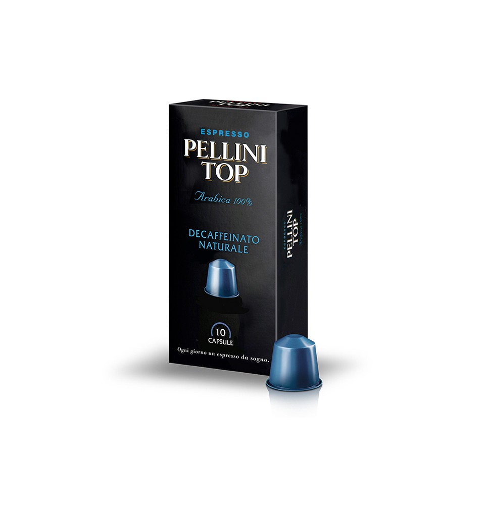 Maltos kavos kapsulės PELLINI TOP Decaffeina, 50 g (10x5g), 10 vnt./pak.