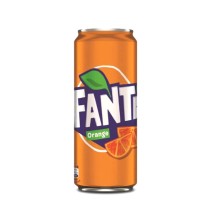 Gazuotas apelsinų skonio gaivusis gėrimas FANTA, 0.33l, skardinė D