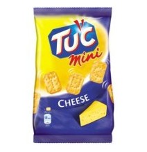 Krekeriai TUC Mini, su sūriu, 100 g