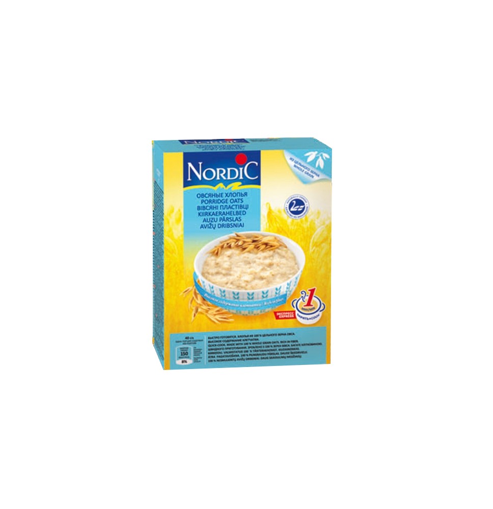 Avižiniai dribsniai NORDIC, 500 g