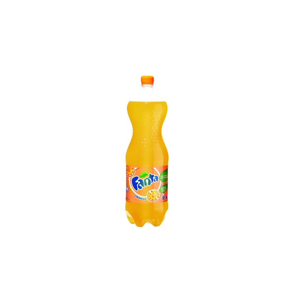 Gazuotas apelsinų skonio gaivusis gėrimas FANTA, 2 l PET D