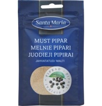 Juodieji pipirai SANTA MARIA, malti 16 g