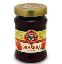 Braškių džemas, 330 g