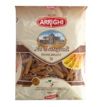 Makaronai ARRIGHI, pilno grūdo, penne rigate, 500 g