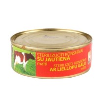 Troškinta jautiena, konservuota, 240 g