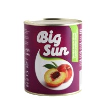 Konservuotos persikų puselės BIG SUN, 822 g / 480 g