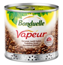 Garuose ruošti lęšiai BONDUELLE VAPEUR, 425 ml