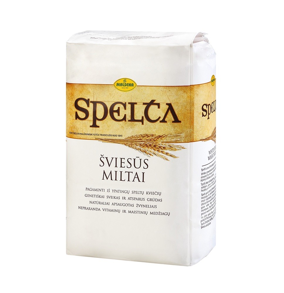 Kvietiniai miltai SPELTA, šviesūs, 1 kg