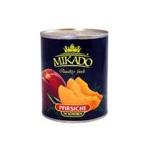 Persikų puselės MIKADO, luptos, 825g / 485 g