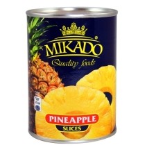 Ananasų griežinėliai MIKADO, 565 g / 340 g