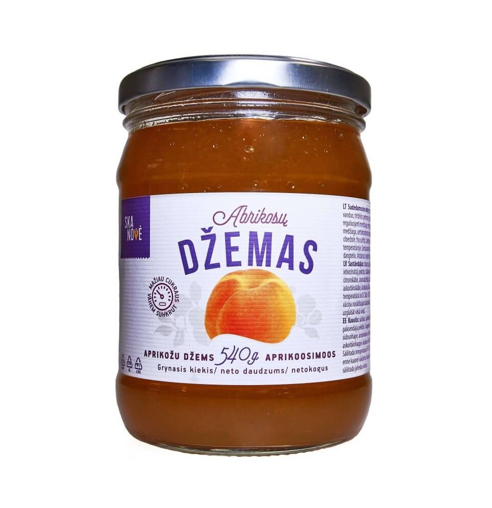 Abrikosų džemas SKANOVĖ, 540 g