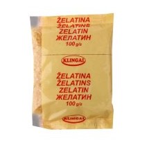 Želatina KLINGAI 100 blumų, 100 g