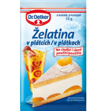 Želatinos lapeliai DR. OETKER,10g