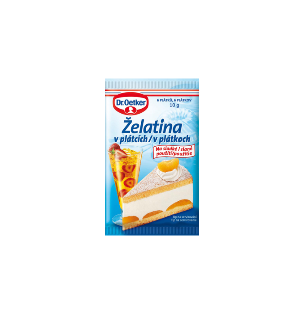 Želatinos lapeliai DR. OETKER,10g