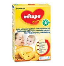 Pieniška sviestinių sausainių ir biskvito košė MILUPA, nuo 6 mėn., 250 g