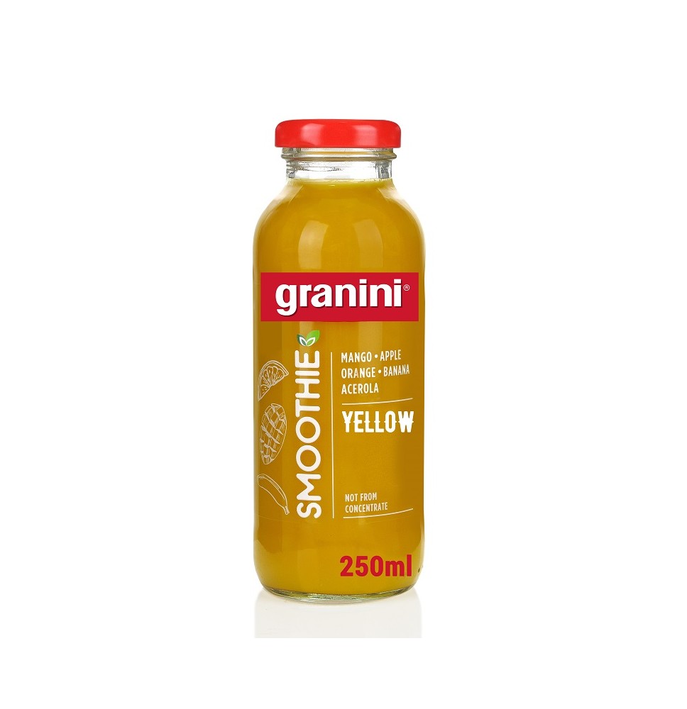 Vaisių kokteilis GRANINI Yellow, įvairių vaisių, 0,25 l