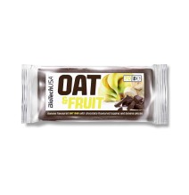 Avižinis batonėlis BioTechUSA Oat Bar, šokoladinis, su bananais, 70 g