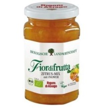 Užtepas FIORDIFRUTTA, citrusinių vaisių ir imbiero, ekologiškas, 60%, 260 g LT-EKO-001