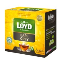 Aromatizuota juodoji arbata LOYD Earl Grey, 20 x 2g