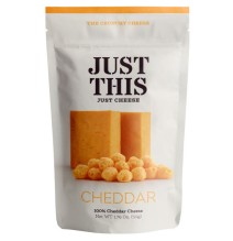 Sūrio užkandis JUST THIS Cheddar, 50 g