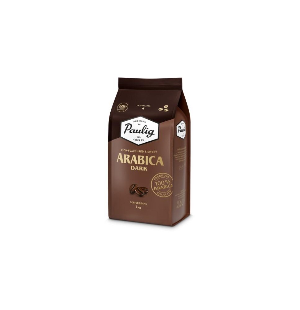 Kavos pupelės PAULIG Arabica,  Dark 1 kg