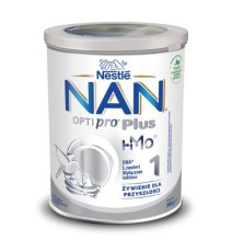 Pradinio maitinimo pieno mišinys.NAN OPTIPRO Plus 1 TIN kūdikiams nuo gimimo 800g