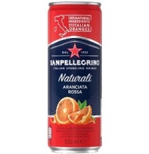 Gaivusis gazuotas gėrimas SAN PELLEGRINO Aranciata Rossa, 0.33l, skardinė, D