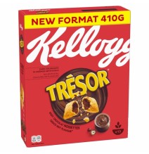 Dribsniai KELLOGG'STresor Choco Nut, 410g