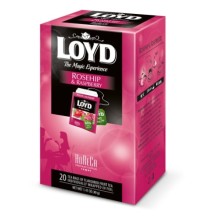 Vaisinė arbata LOYD HORECA line, su erškėtuogėmis ir avietėmis, 20 x 2g