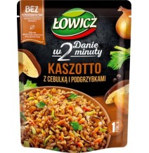 Paruošti grikiai ŁOWICZ, su svogūnais ir džiovintais grybais, 250 g