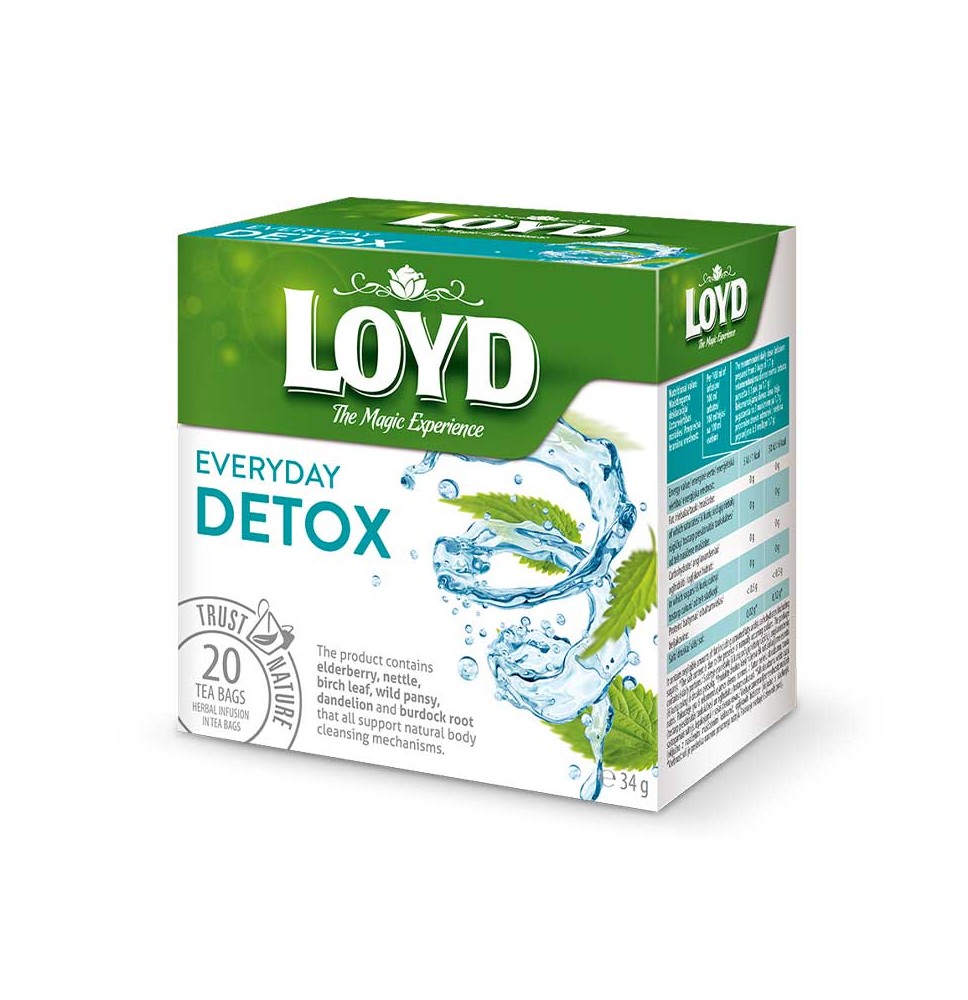 Arbata LOYD Everyday DETOX, 20x1,7g