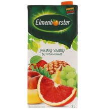 Įvairių raudonųjų vaisių sulčių gėrimas 20% ELMENHORSTER, 2l