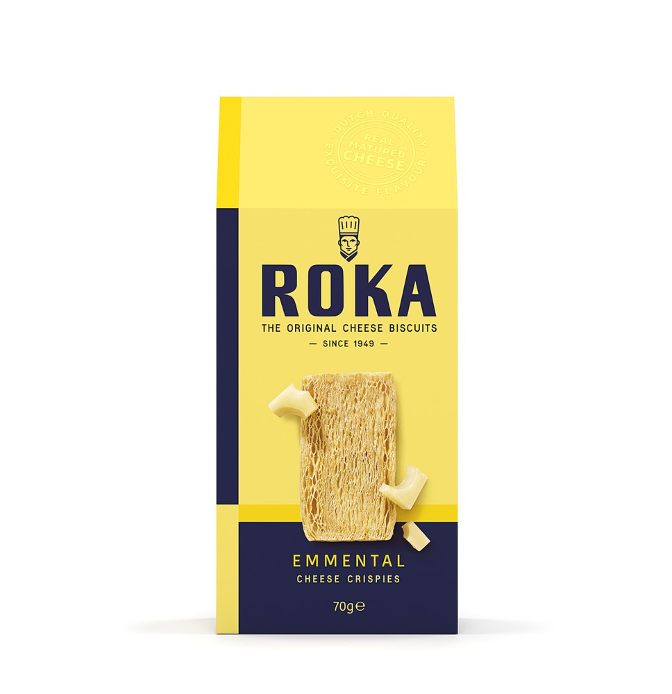 Sūrio trapučiai ROKA Emmental, 70 g