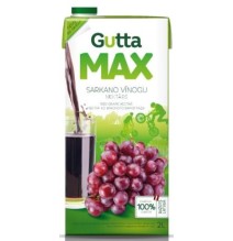 Raudonųjų vynuogių nektaras GUTTA Max, 2 l