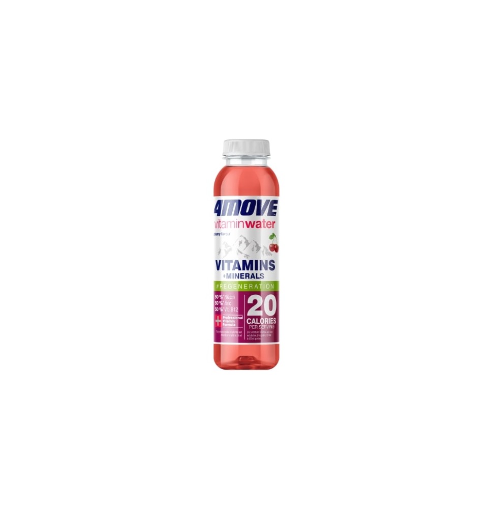 Vitamininis vanduo 4MOVE VITAMIN WATER VITAMINS & MINERALS, 0,556 l PET