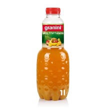 Įvairių vaisių nektaras GRANINI, 50%, 1 l, PET D